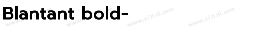Blantant bold字体转换